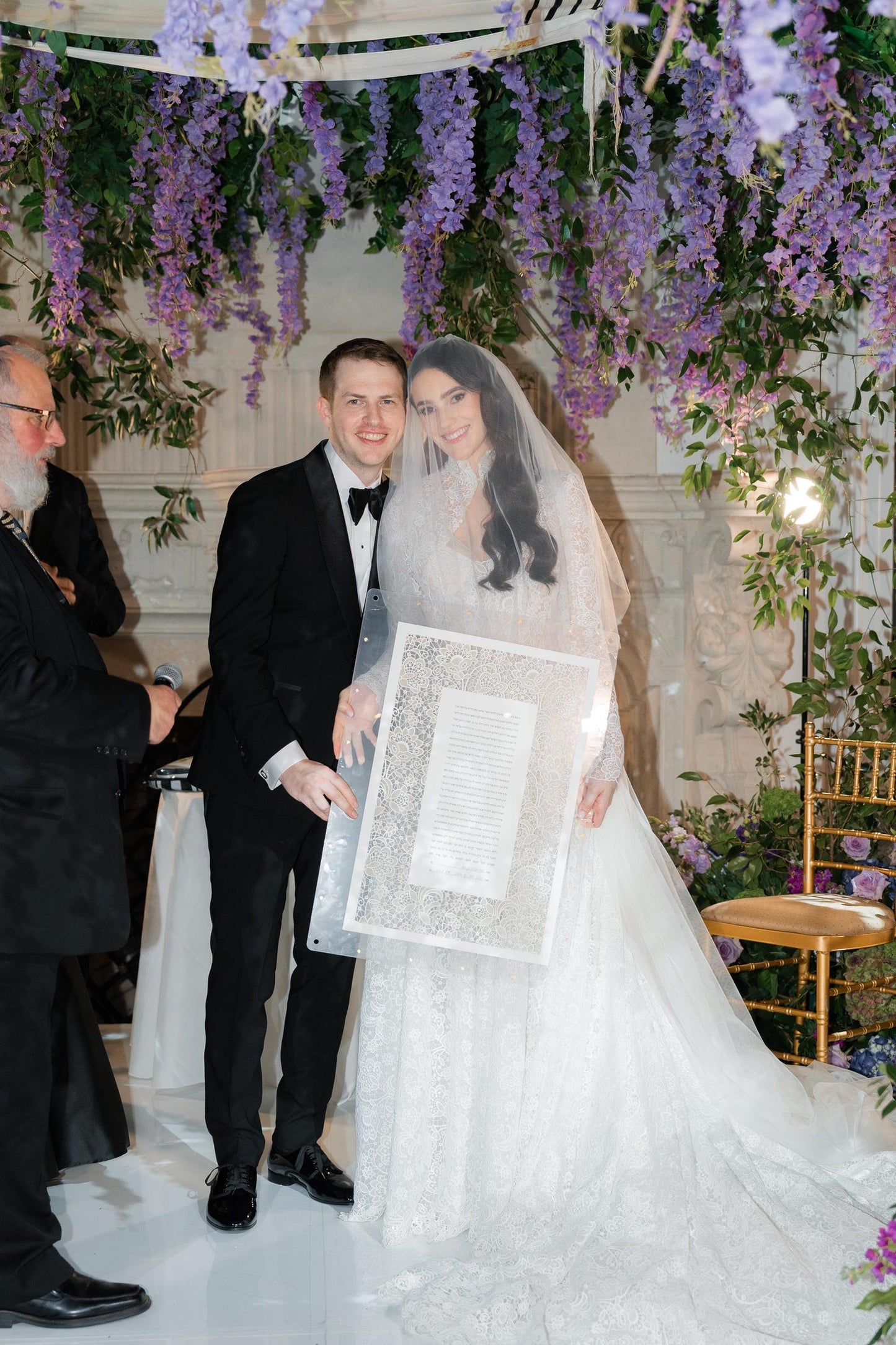 Bridal Lace Ketubah - One Layer