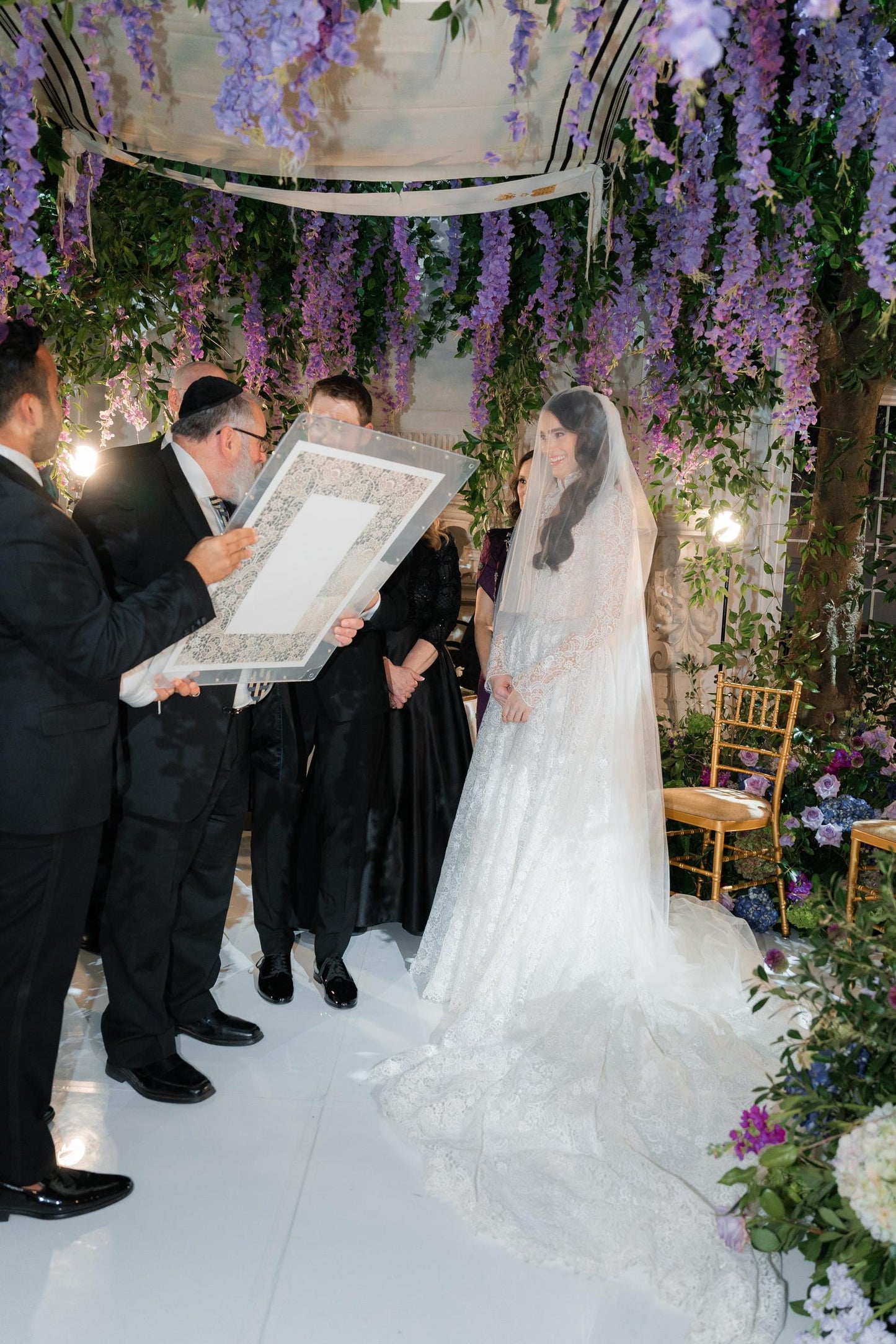Bridal Lace Ketubah - One Layer