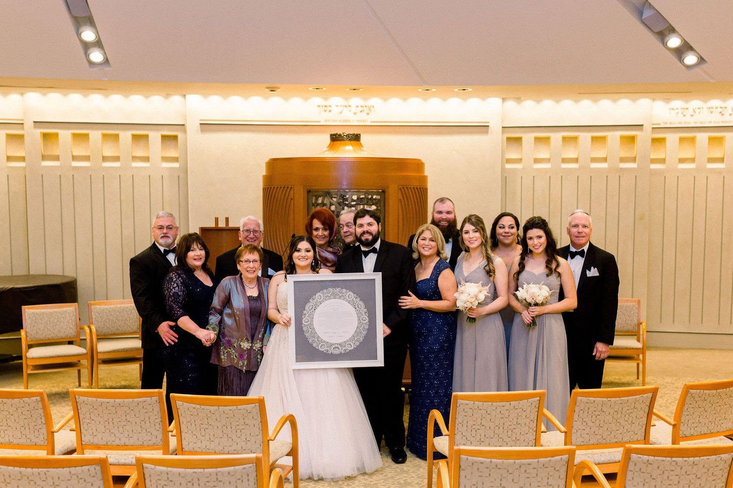 Lace Ring Laser cut Ketubah/Wedding Vows