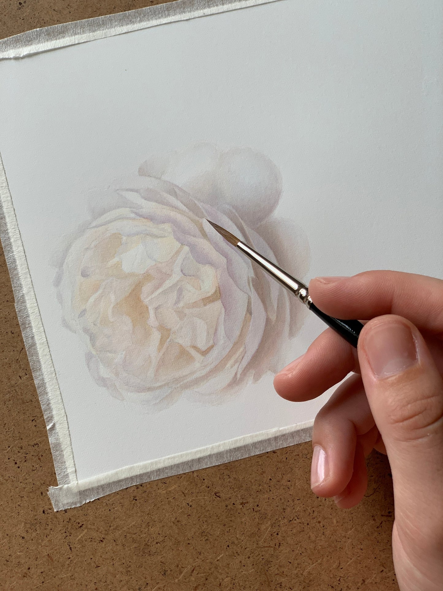 Tiara Rose Ketubah - Hand Painted Watercolour Ketubah Print