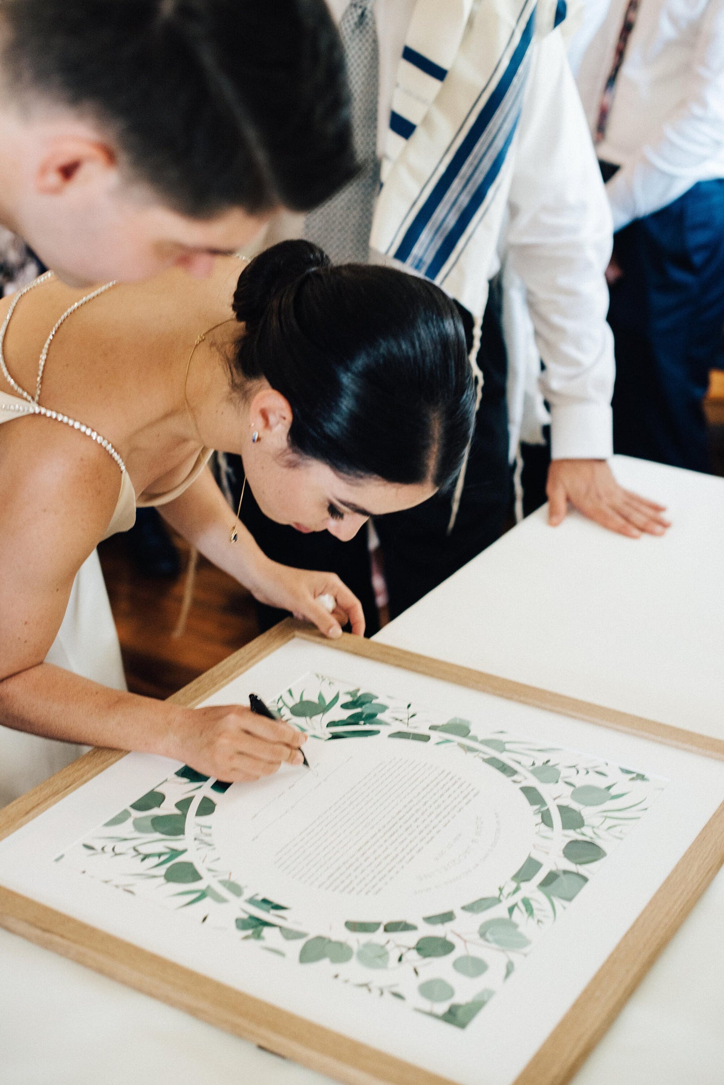 Eucalyptus Circle Ketubah Print